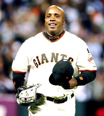 barry bonds head before and after. efore and after.