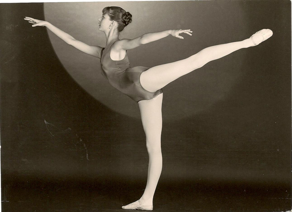 Black And White Ballet Dancer. I was a allet dancer then,