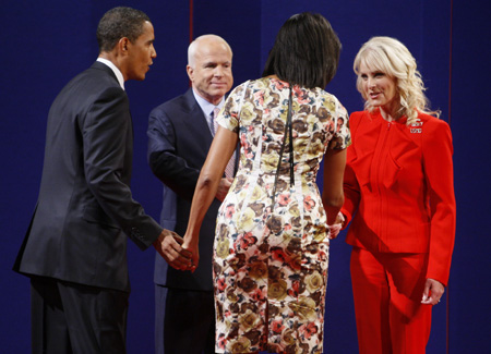 cindy mccain fashion. Cindy McCain Wears Clown