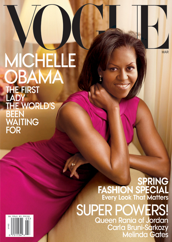 Michelle Obama para Vogue USA - março/2010