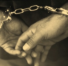 Black Person Handcuffed