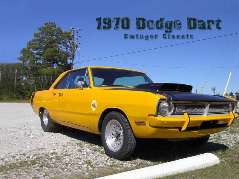 This cute little1970 Dodge Dart Swinger Classic can't participate in the