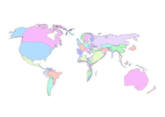 World Map Perspective