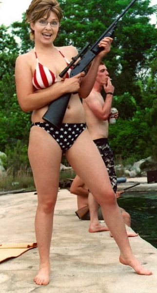 Sarah Palin Bikini Photo. How to Live on $0 a Day: