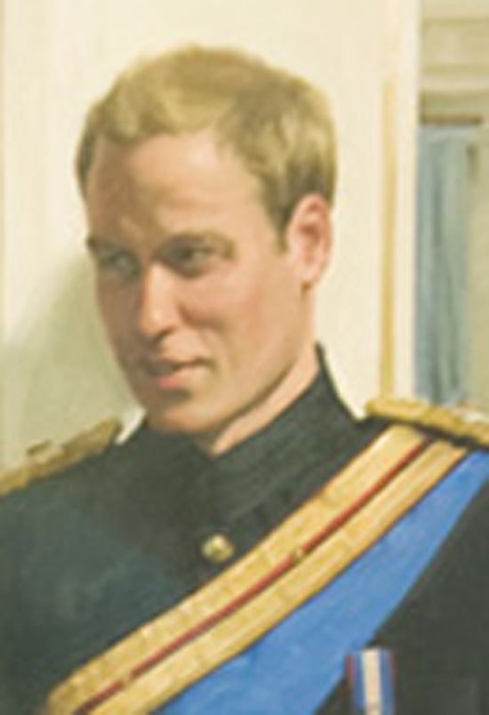 prince william. Prince William, painted: