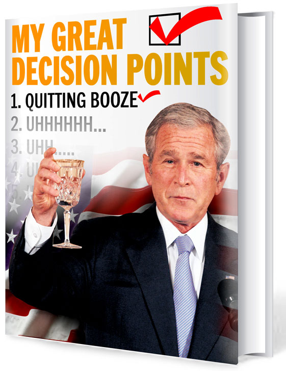 george w bush book tour. George W. Bush planning to