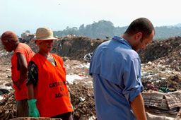 On the set of Lucy Walker's WASTE LAND
