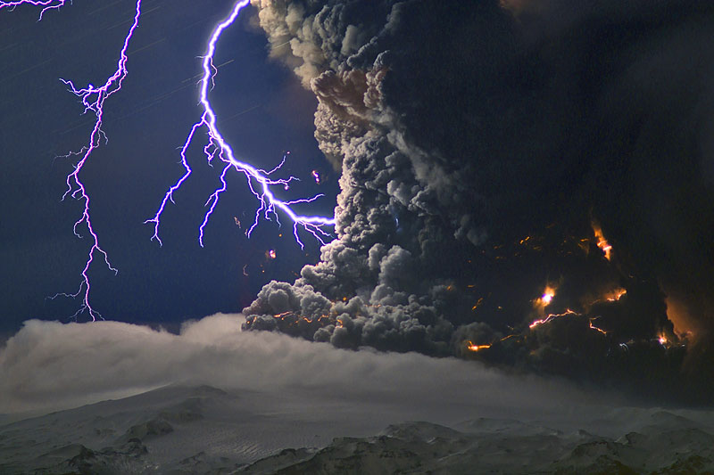 Icelandic volcanic eruption
