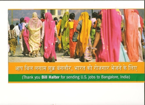 Anti-Bill Halter Group Botches Hindi Script In Latest Mailer