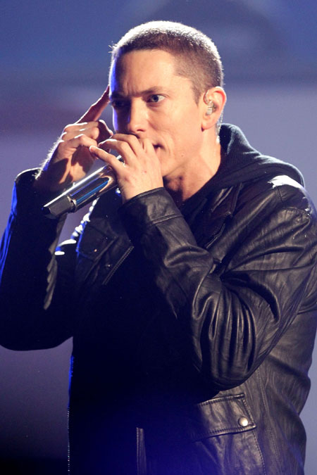 Eminem at 2010 BET Awards. Photo: Frederick M. Brown/Getty Images.