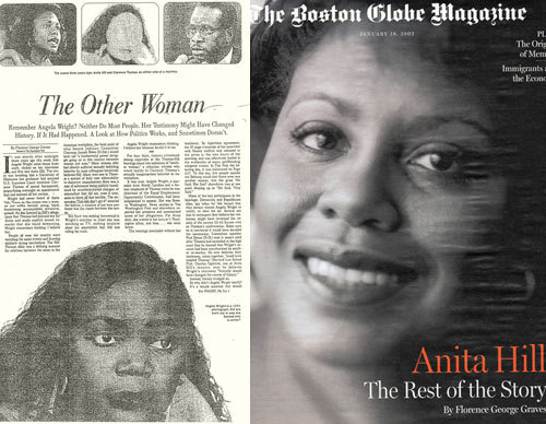 When Virginia Thomas left a message on Anita Hill&#39;s voice mail on Columbus Day weekend October 9, 2010, she reopened what many remember as a &quot;he said/she ... - 2010-10-21-AngelaWright_AnitaHill-thumb