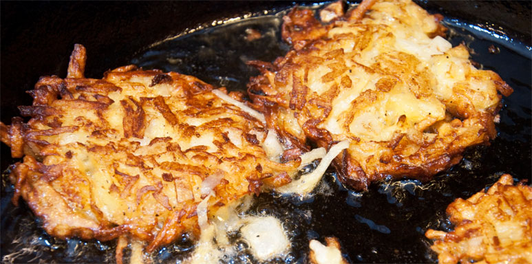 Hash brown fried potato cakes recipes