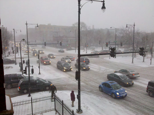 chicago snow blizzard