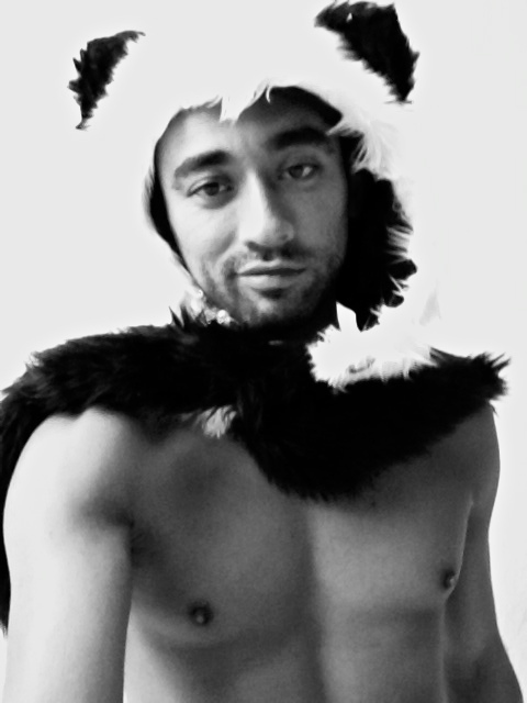 2011-10-04-NicolaFormichettiLadyGagapandaanimalfauxfakefurhatwthearsSpirithood.jpg