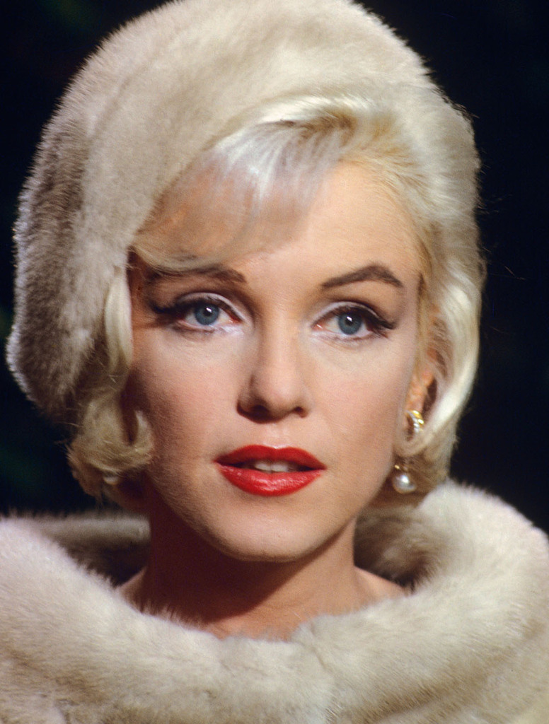 marilyn monroe downturned eyes