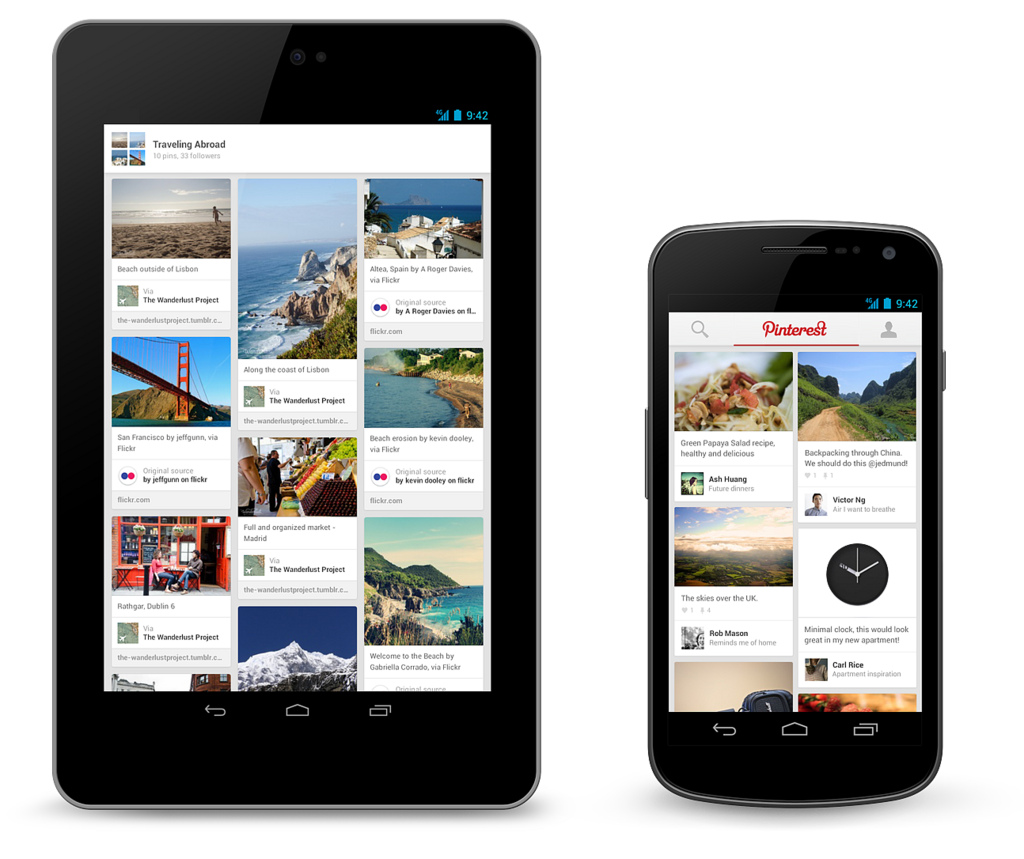 Pin This -- Pinterest Releases Android and iPad Apps | Chris Rauschnot