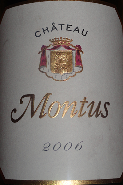 2012-10-24-ChateauMontusMadiran2006.JPG