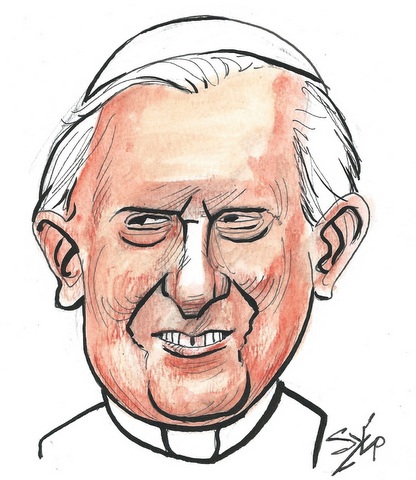 The Daily Szep -- Pope Benedict Drawing 