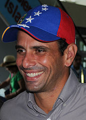 Henrique Capriles Radonski by Wilfredor via Wikimedia; Creative Commons licence