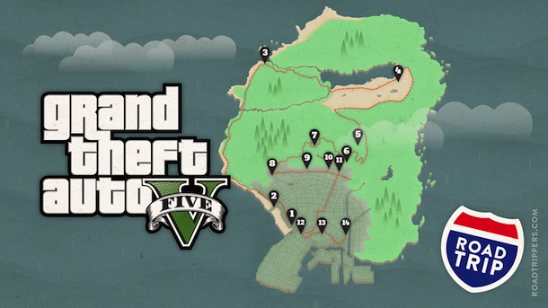 The Real Landmarks Of Grand Theft Auto 5's Los Santos - GTA BOOM