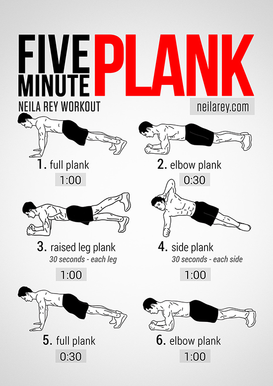 Plank Exercise Chart Pdf