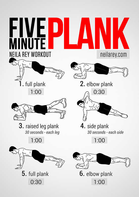 5 minute 2024 workout plank