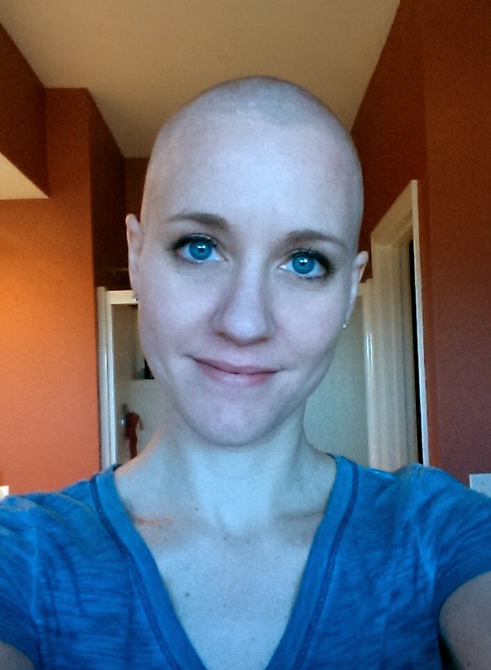 Shaving My Head Before Chemo HuffP