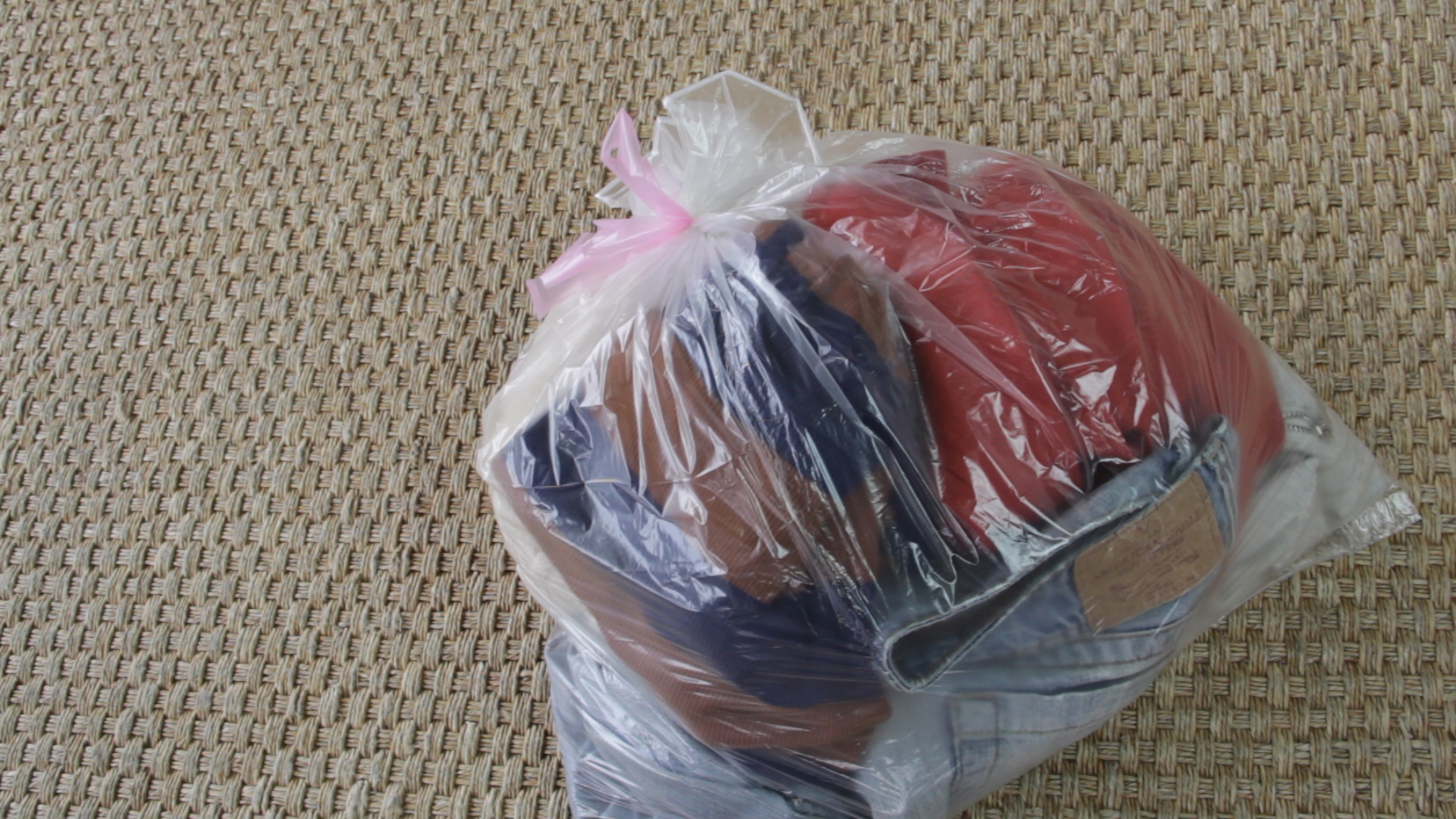 is a dissolvable laundry bag! Just put your clothes in the bag and ...