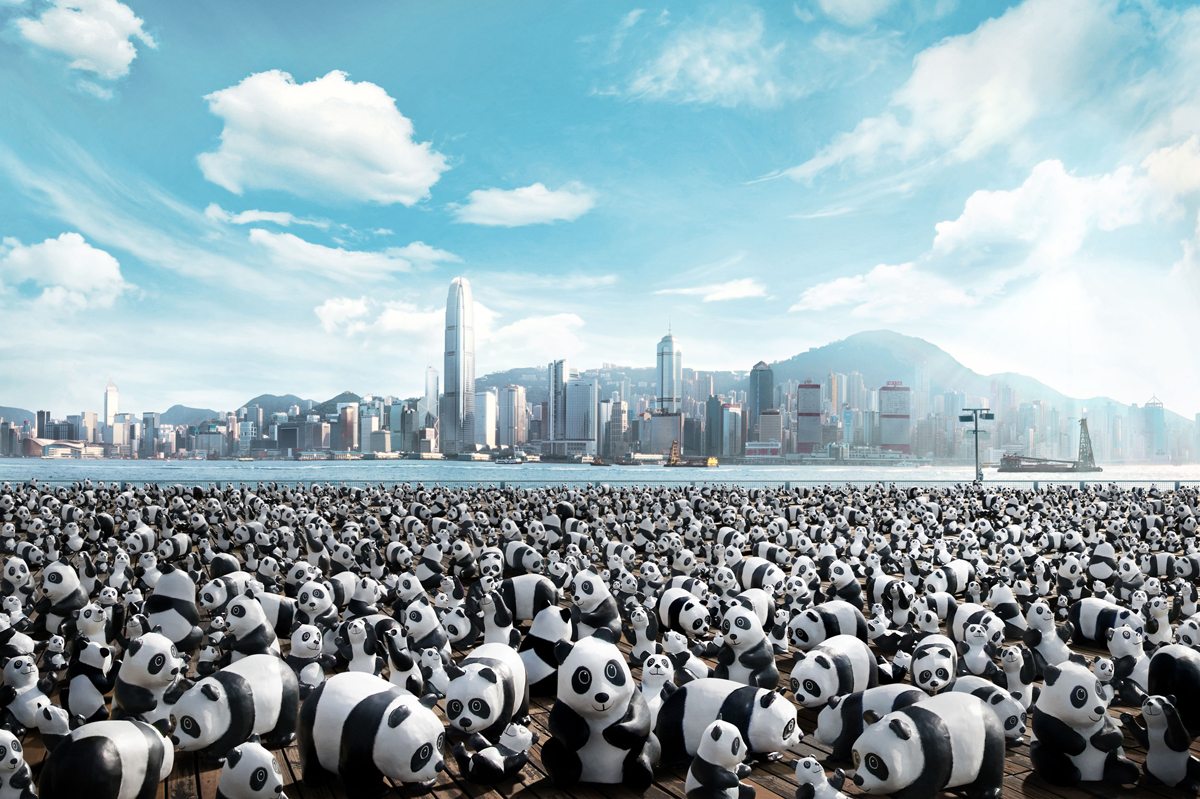 Artist Makes Papier Mache Versions Of Every Panda Alive... And It's A