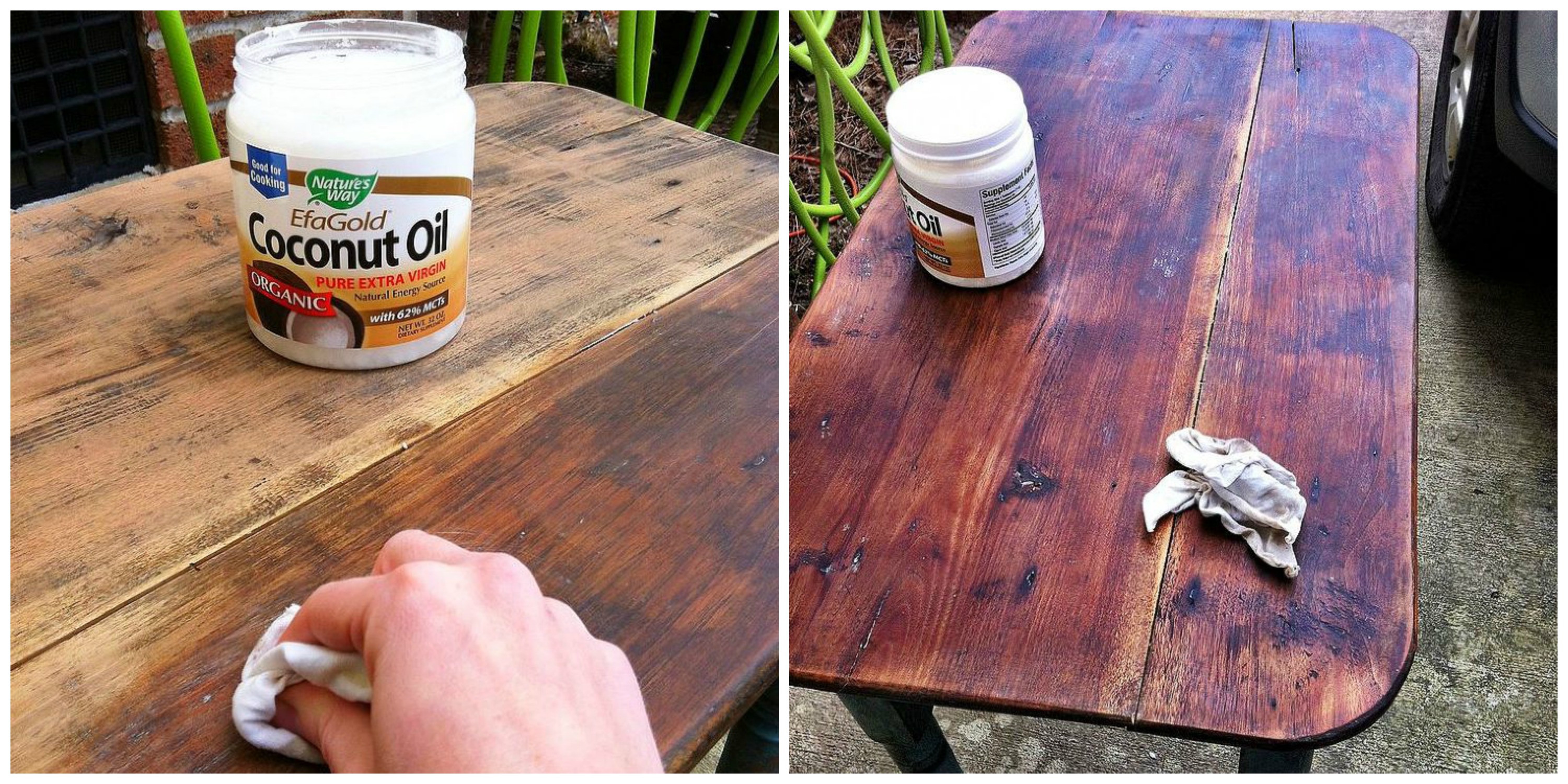 Restore table store top finish