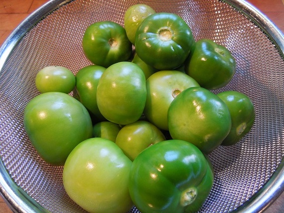 Bring a large pan of water to the boil and blanch the tomatillos for ...