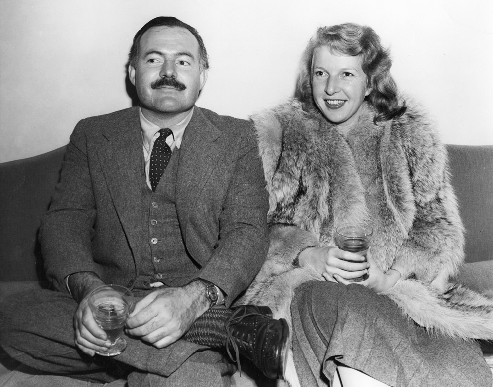 Hemingway Gellhorn And Capa At The Hotel Florida In 1930s Madrid