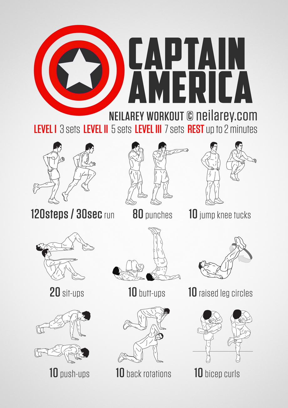 Superhero Workout Routine