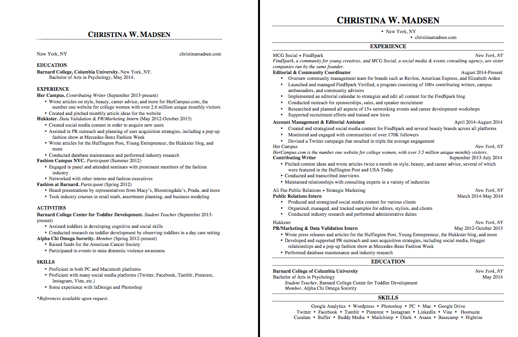 17-ways-to-make-your-resume-fit-on-one-page-huffpost-college