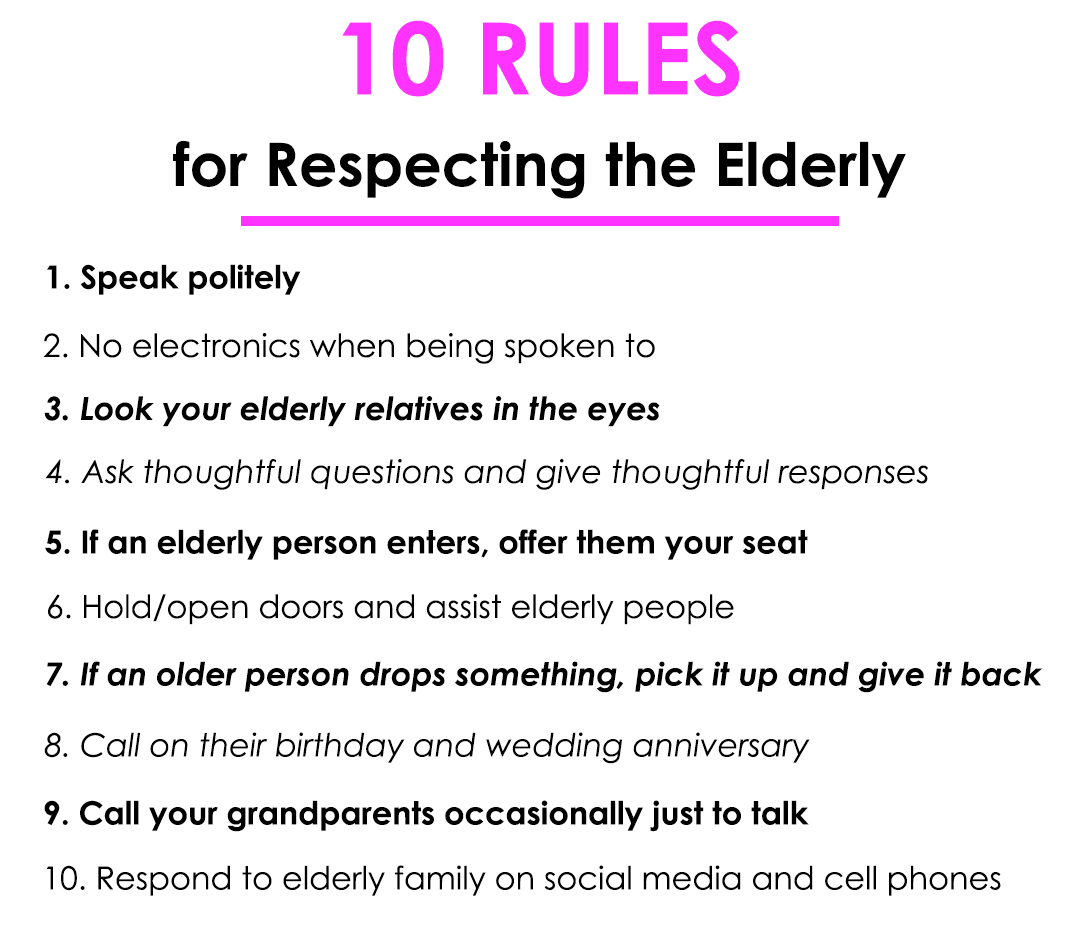 short story on respecting elders