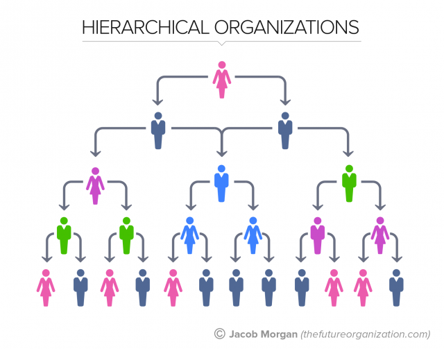 how does a hierarchical structure work