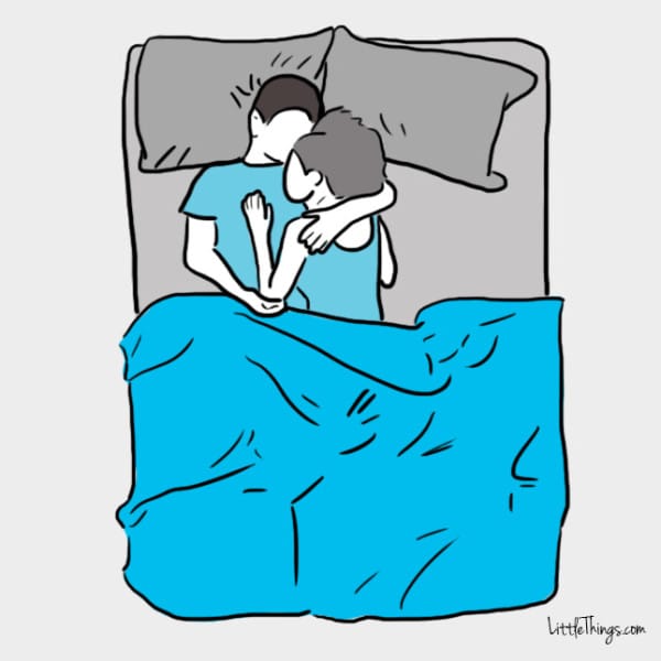 What Your Sleeping Position With A Partner Says About Your Relationship