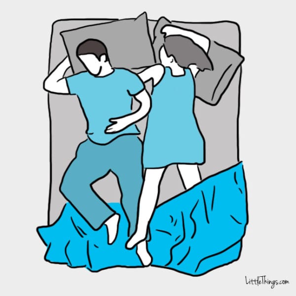 Couples mean sleeping do what positions 10 Couples