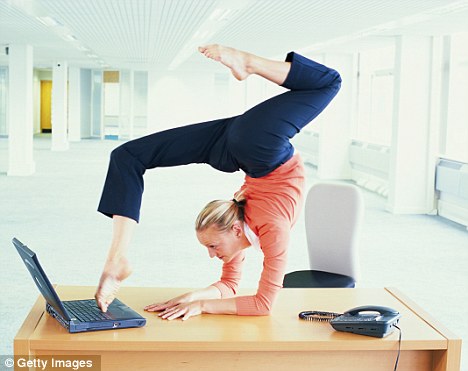 Desk workouts best sale at work