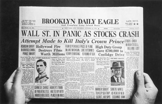beginning stock market crash 1929 canada