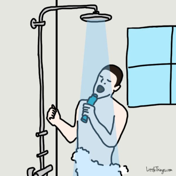 Alone shower gaiagraphy