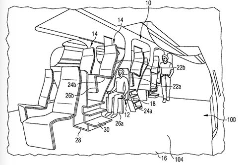 Airbus заявил о патенте самолета Плацкарт.