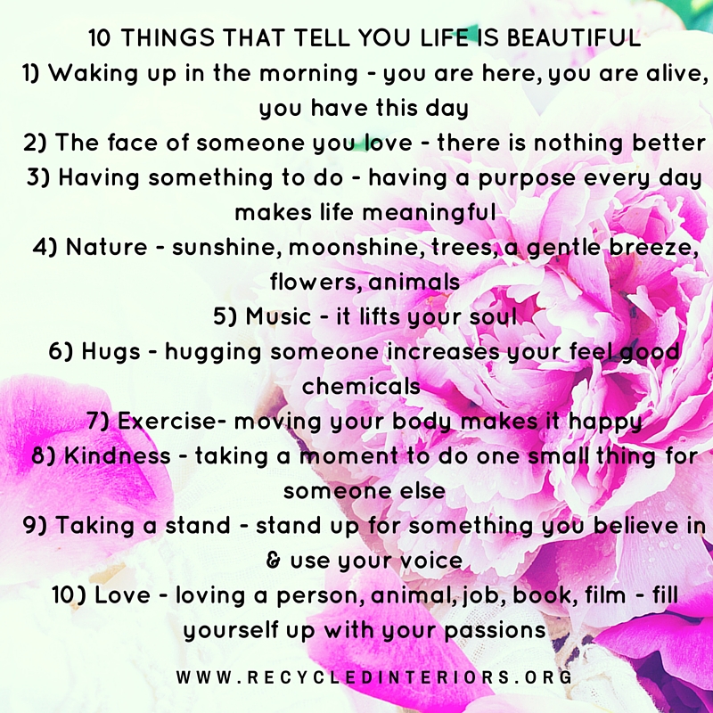 Create a Beautiful Life - 12 simple tips to make your life more beautiful
