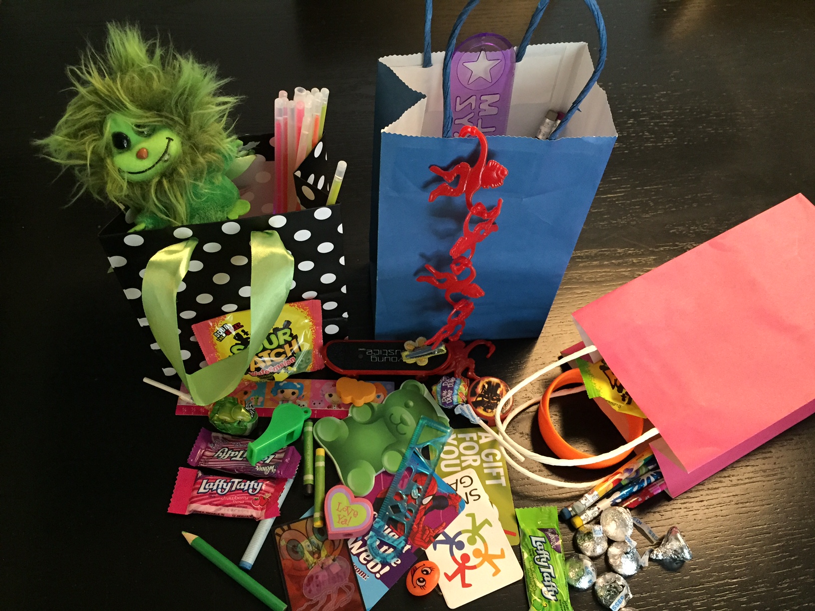 Goodie bags for birthday party, goodie bags, birthday party bags