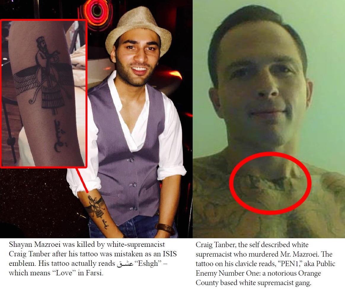 A Tale of Two Tattoos Love and Hate Crime in Orange County, California