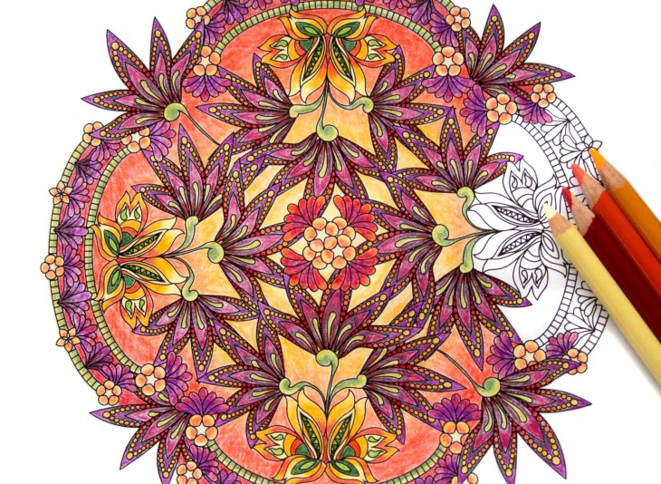 Image result for adult colouring in coloured in