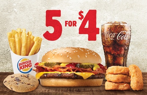 What are some common Burger King special promotions?