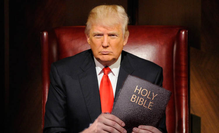 Imagini pentru trump and the bible