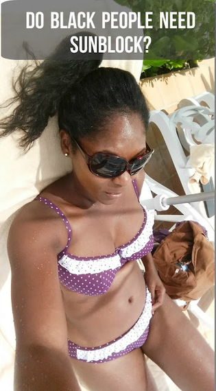 Suncream On Black Skin 59