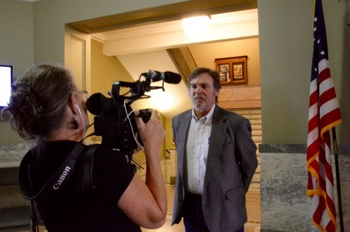 James Botsford with film maker Keri Pickett, From ImagesAttr